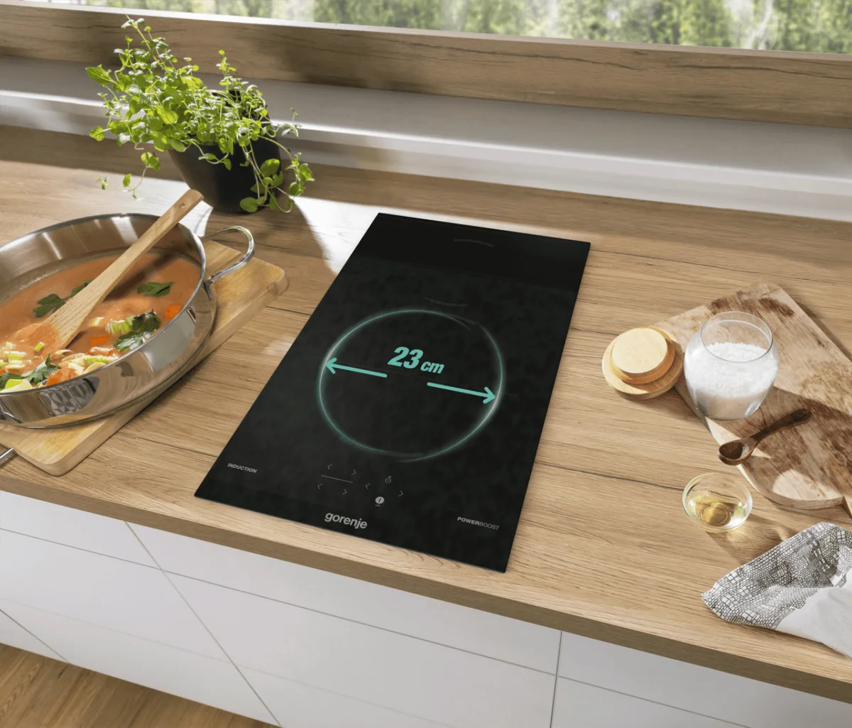 Електрична варильна поверхня Gorenje Склокераміка 30х5,8х52 см Чорна 2 конфорки