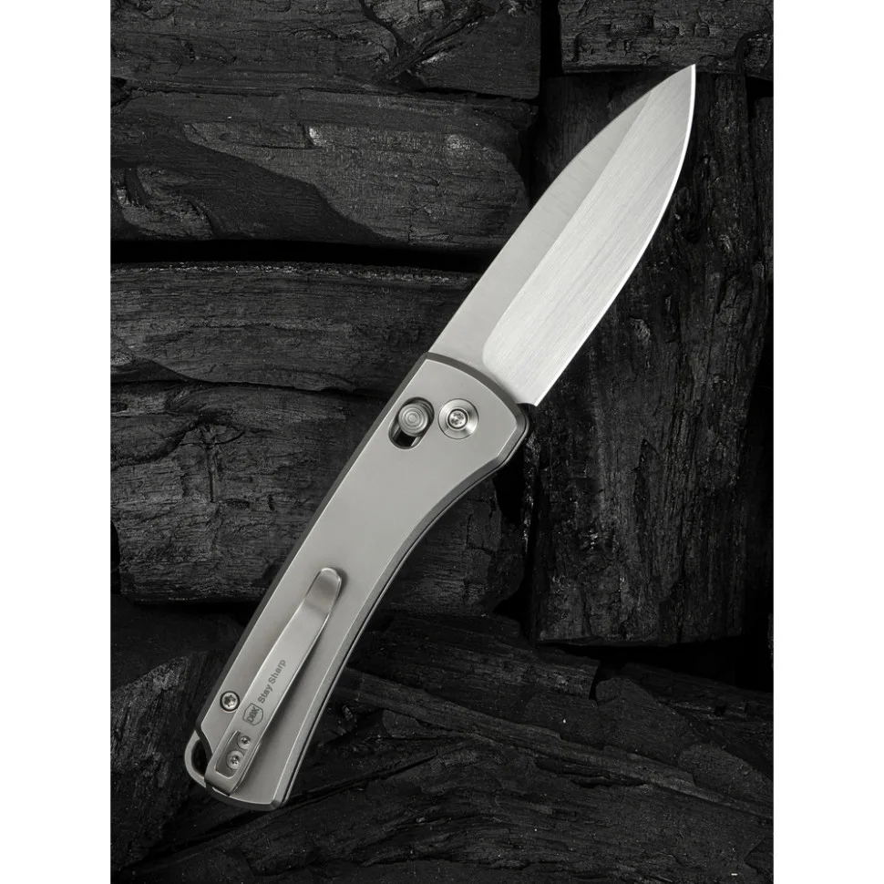 Ніж складаний Weknife титан 176,8 мм сірий CPM 20CV