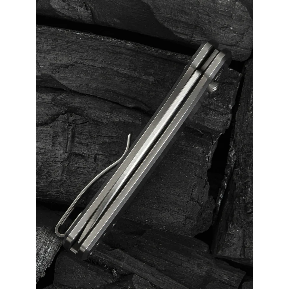 Ніж складаний Weknife титан 176,8 мм сірий CPM 20CV