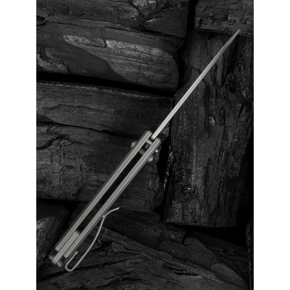 Ніж складаний Weknife титан 176,8 мм сірий CPM 20CV