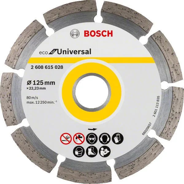 Алмазний диск Bosch Professional Eco Універсальний 125 мм з отвором 22,23 мм