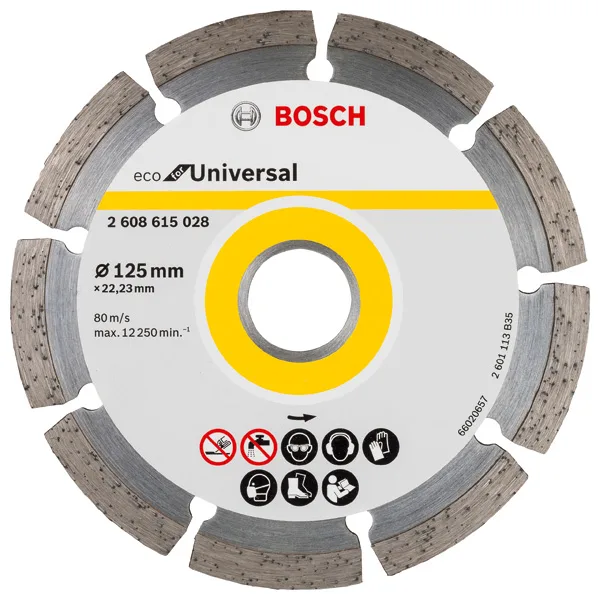 Алмазный диск Bosch Professional Eco Универсальный 125 мм с отверстием 22,23 мм