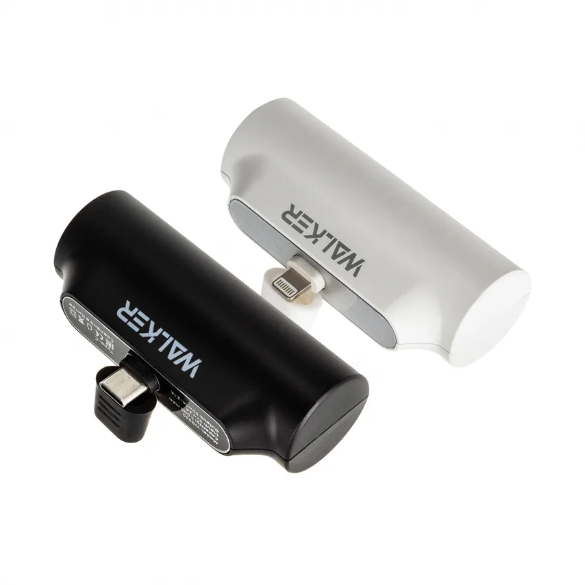 Power Bank WALKER Li-polymer 5000mAh 75х25х30,8 мм Чорний