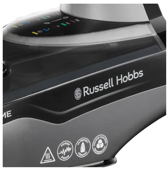 Праска Russell Hobbs 3100 Вт керамічна чорна 17х30х12 см