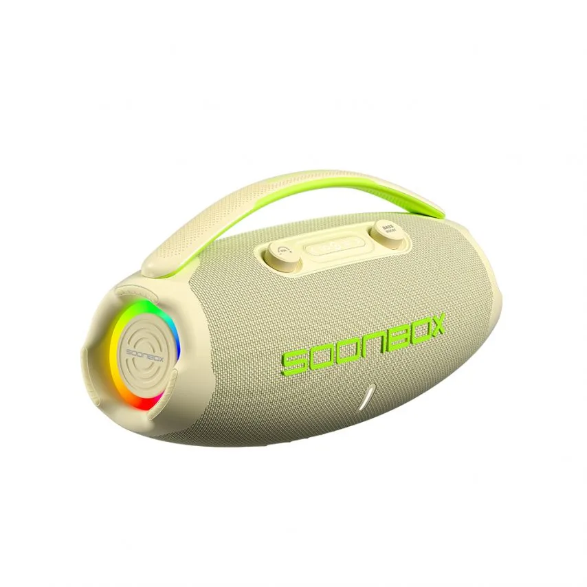 Портативна колонка Soonbox 60W 310х135х165 мм зелена military IPX6