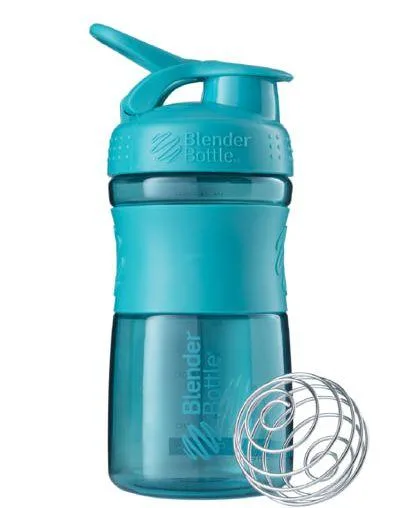 Шейкер BlenderBottle SportMixer 590 мл Бірюзовий пластиковий