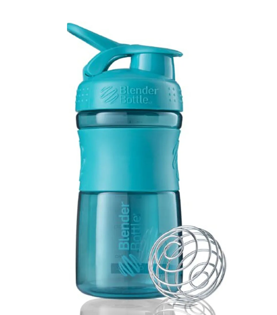 Шейкер BlenderBottle SportMixer 590 мл Бірюзовий пластиковий