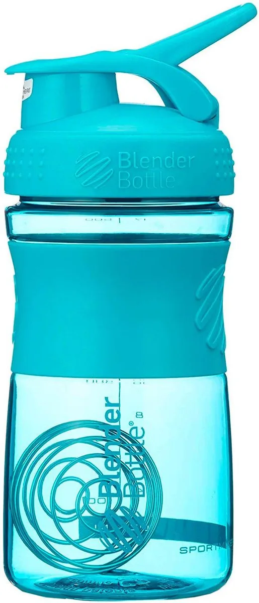 Шейкер BlenderBottle SportMixer 590 мл Бірюзовий пластиковий