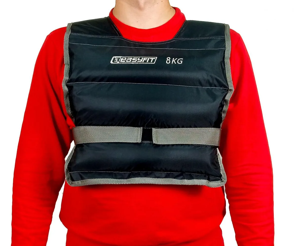 Жилет обтяжувальний EasyFit Oxford 8 кг Чорний
