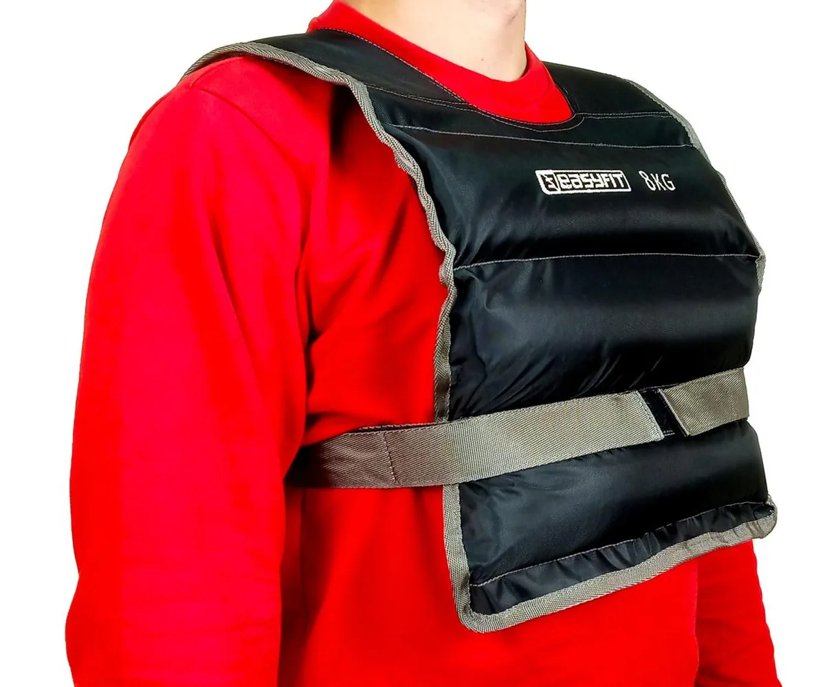 Жилет обтяжувальний EasyFit Oxford 8 кг Чорний