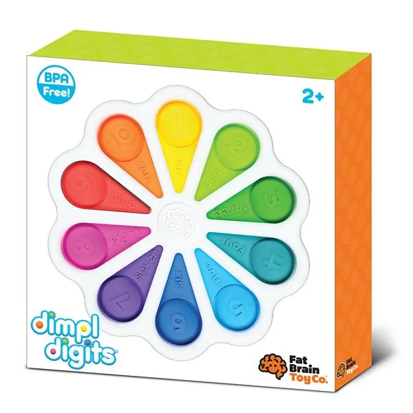 Іграшка-антистрес Fat Brain Toys силіконова 23х25 см різнокольорова
