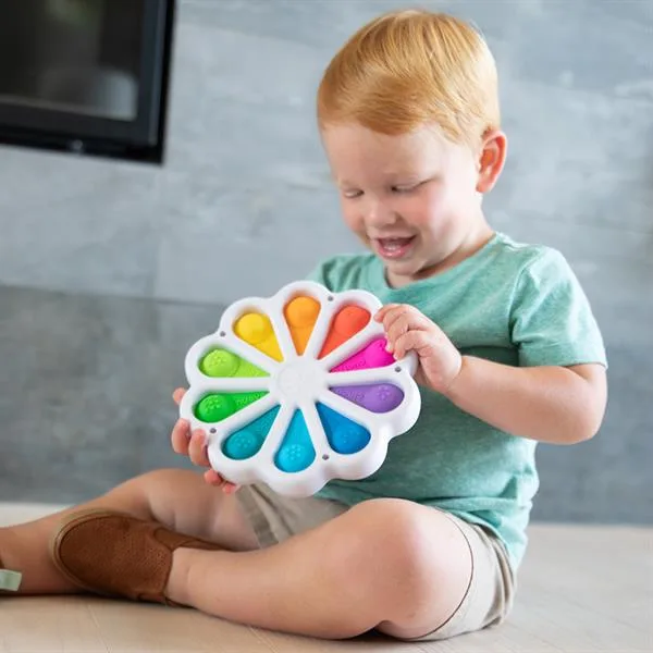 Іграшка-антистрес Fat Brain Toys силіконова 23х25 см різнокольорова