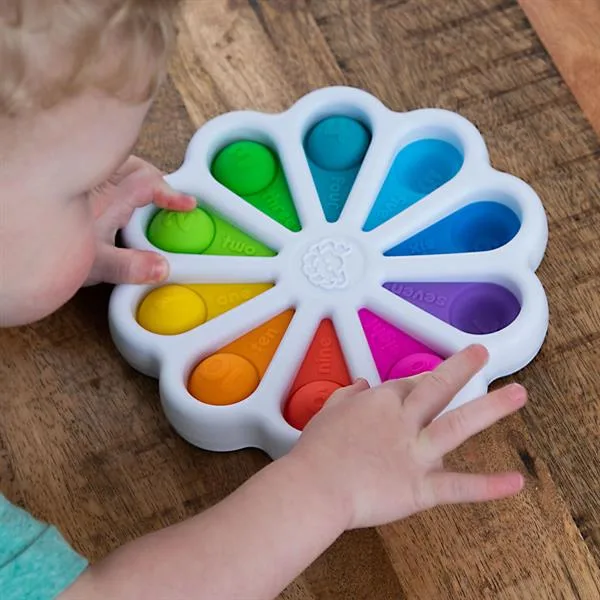 Іграшка-антистрес Fat Brain Toys силіконова 23х25 см різнокольорова