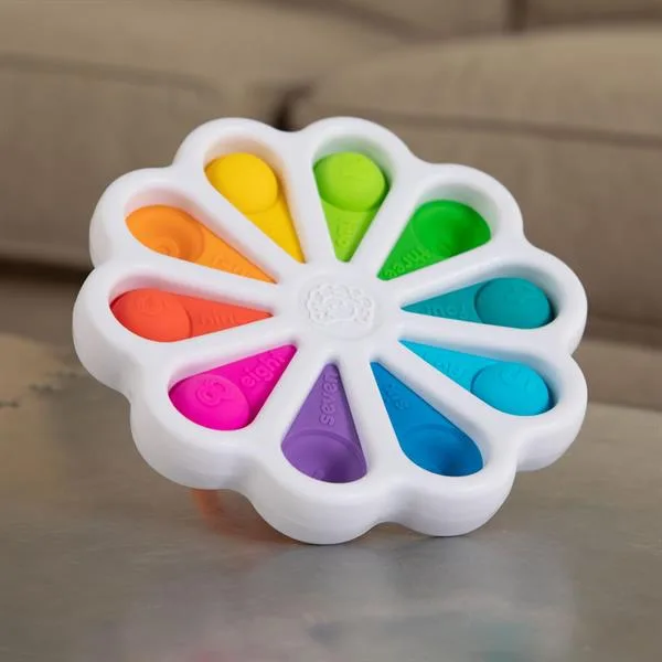 Іграшка-антистрес Fat Brain Toys силіконова 23х25 см різнокольорова