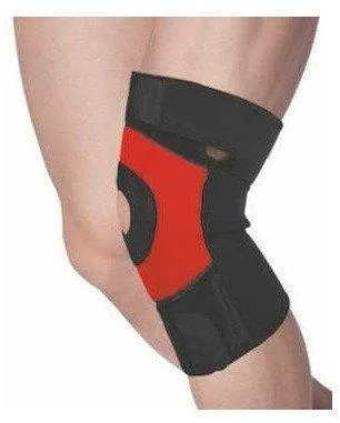 Наколінник Active Point неопрен L чорний червоний для паверліфтингу бодибілдингу