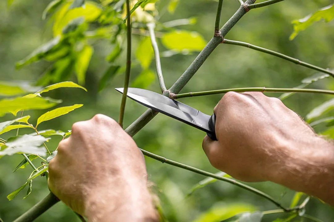 Тактичний ніж Neo Tools, 220 мм, лезо 108 мм, сталь 3Cr13, нейлоновий футляр.