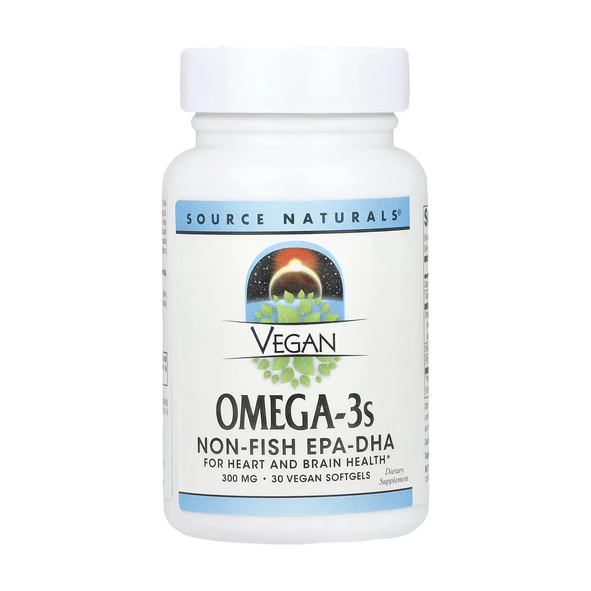 Веганские Омега-3 EPA DHA Source Naturals 300 мг 30 капсул