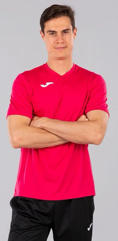 Футболка Joma 100% поліестер 2XS малиновий Діти