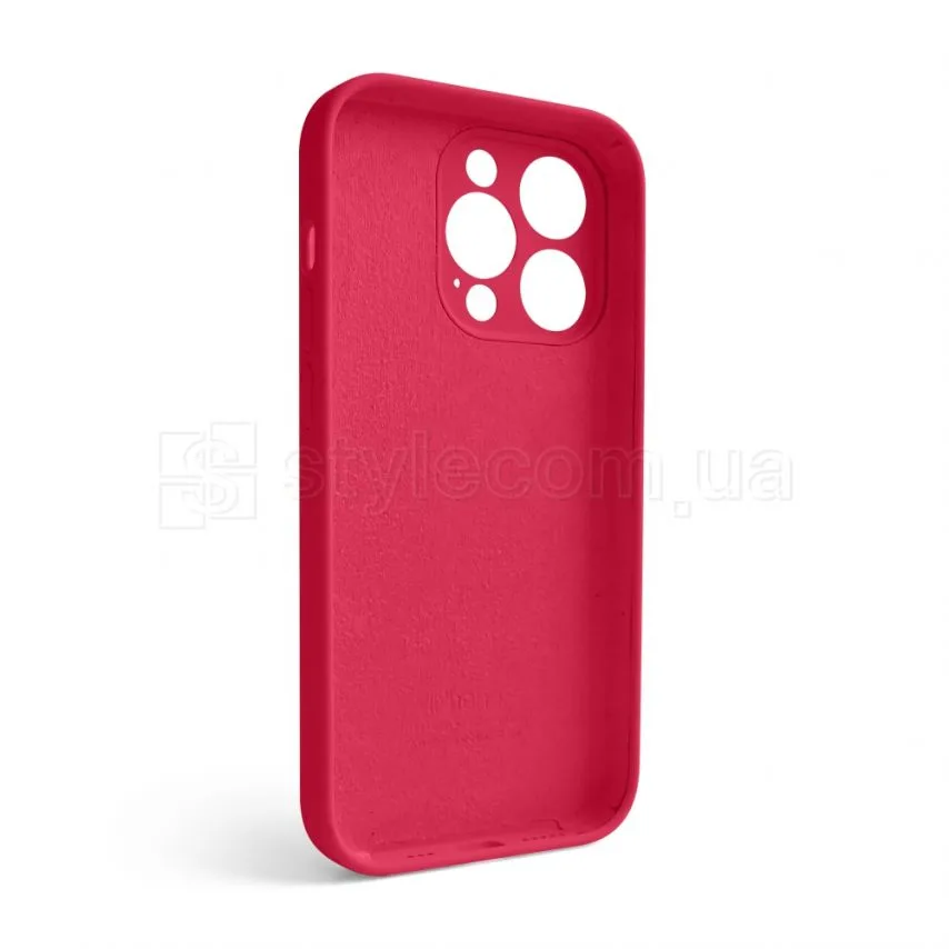 Чохол силіконовий для смартфона Apple iPhone 14 Pro червоний закрита камера