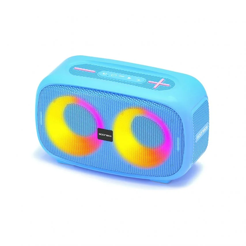 Портативна колонка Soonbox 20W Bluetooth 5.0 2 динаміки 2400mAh синя