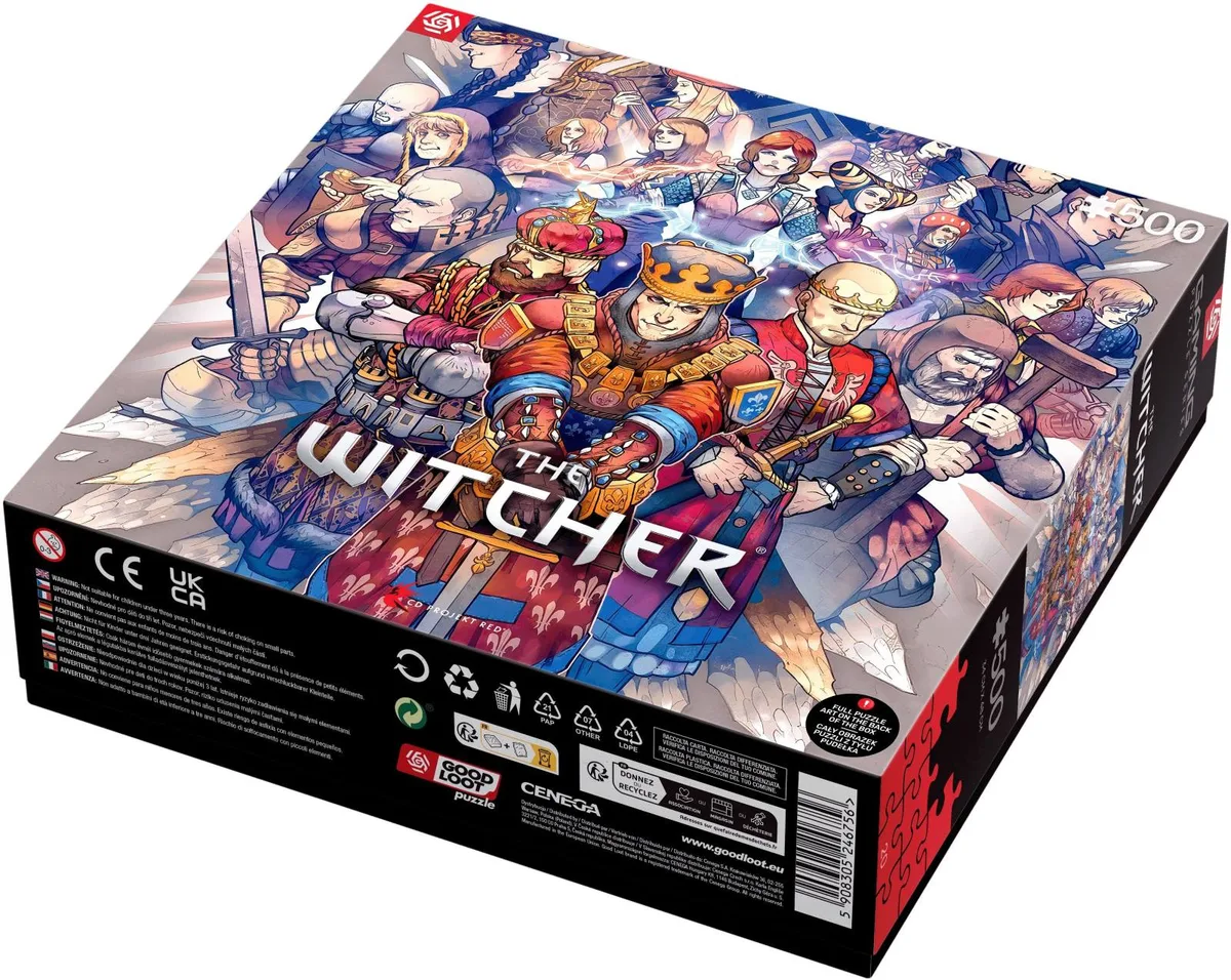 Пазл GoodLoot The Witcher Northern Realms 500 ел.