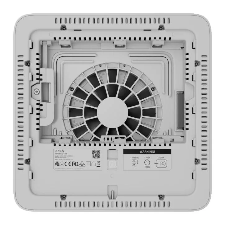 Сетевой видеорегистратор Ajax NVR HAC, HDMI, 16 каналов, белый