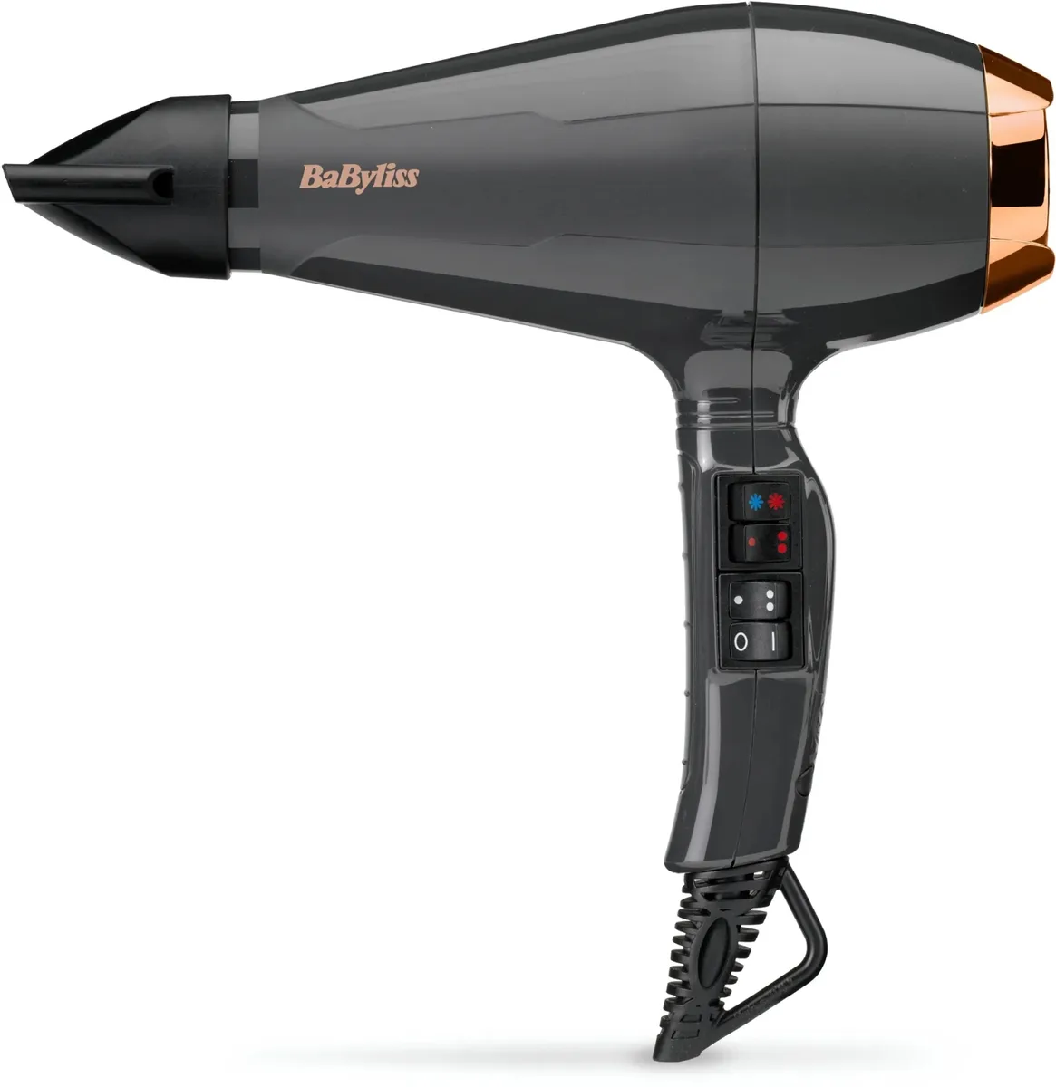 Фен Babyliss Air Pro 2200 Вт 2 скорости диффузор ионизация черный