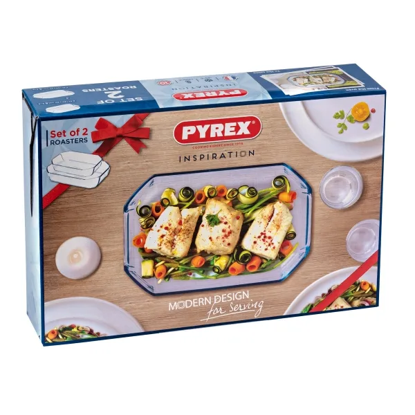 Набір форм для запікання PYREX жароміцне скло 33х22 20х30 см