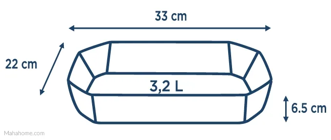 Набір форм для запікання PYREX жароміцне скло 33х22 20х30 см