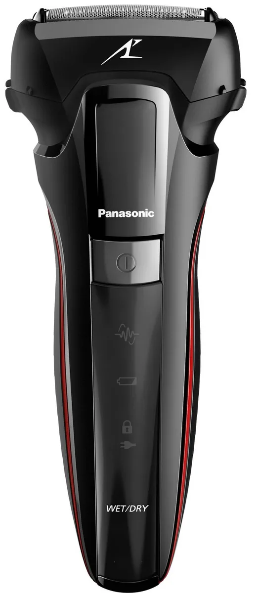 Електробритва Panasonic, сітковий тип, 13000 об/хв, 3 бритвені головки, Li-Ion акумулятор, для сухого та вологого гоління, тример,