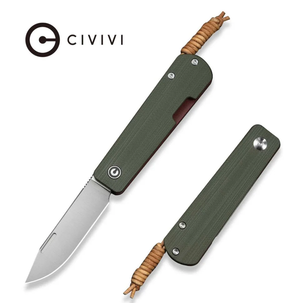 Ніж Civivi кишеньковий G10 165,6 мм темно-зелений сталь Nitro-V