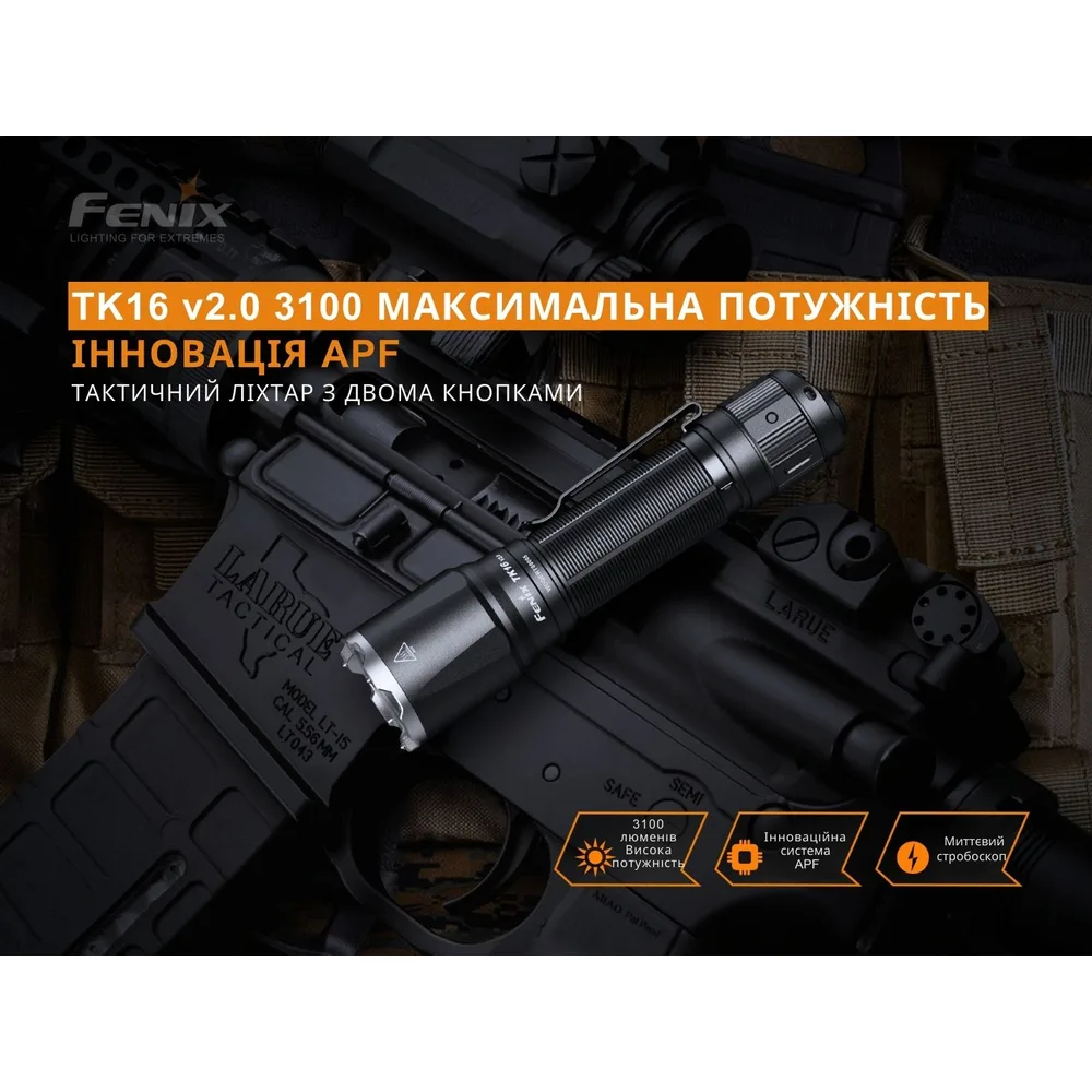 Ручной фонарь Fenix алюминиевый 143х34х25 4 мм белый