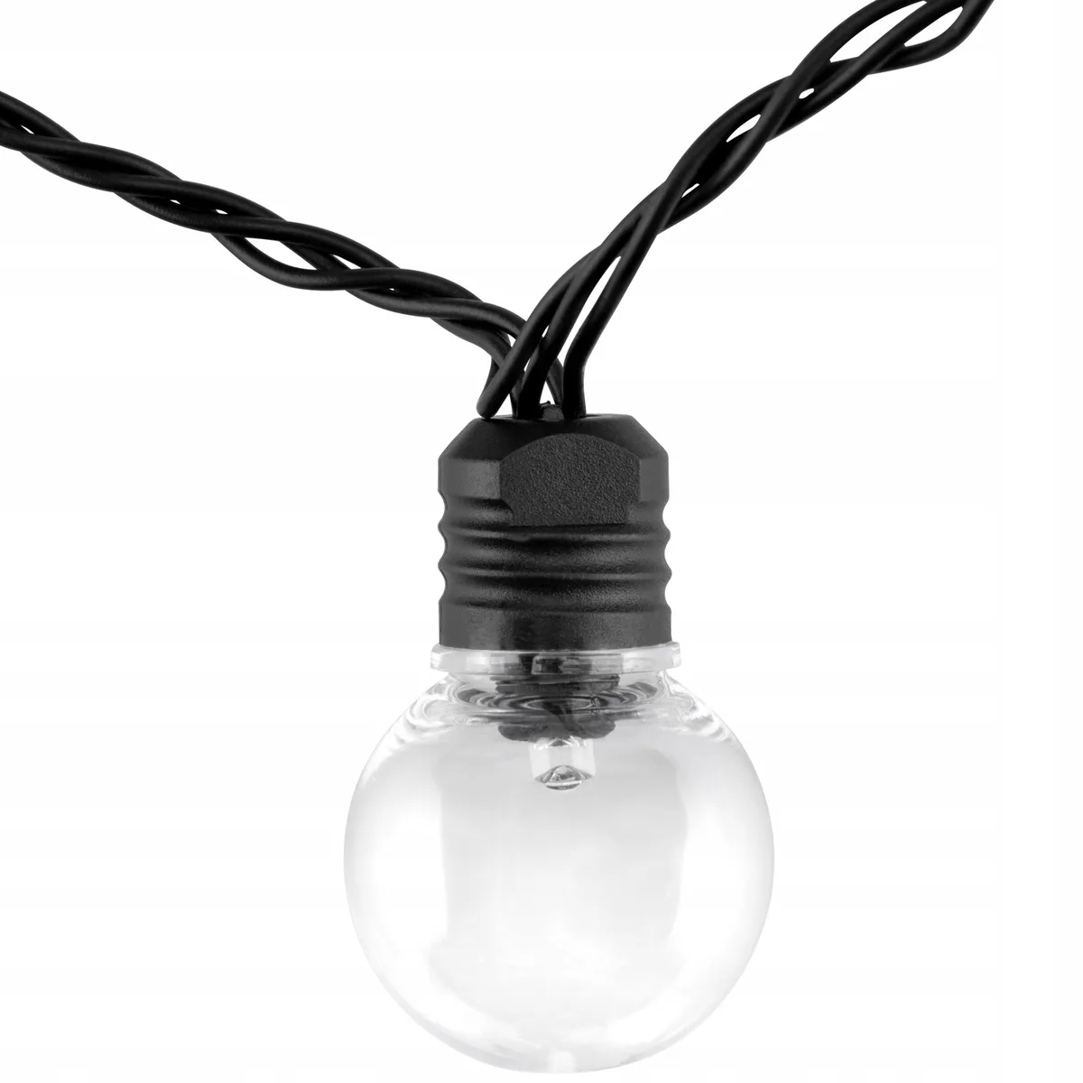 Гірлянда LumiLED 50 LED-кульок 8 м Полікарбонат Чорна