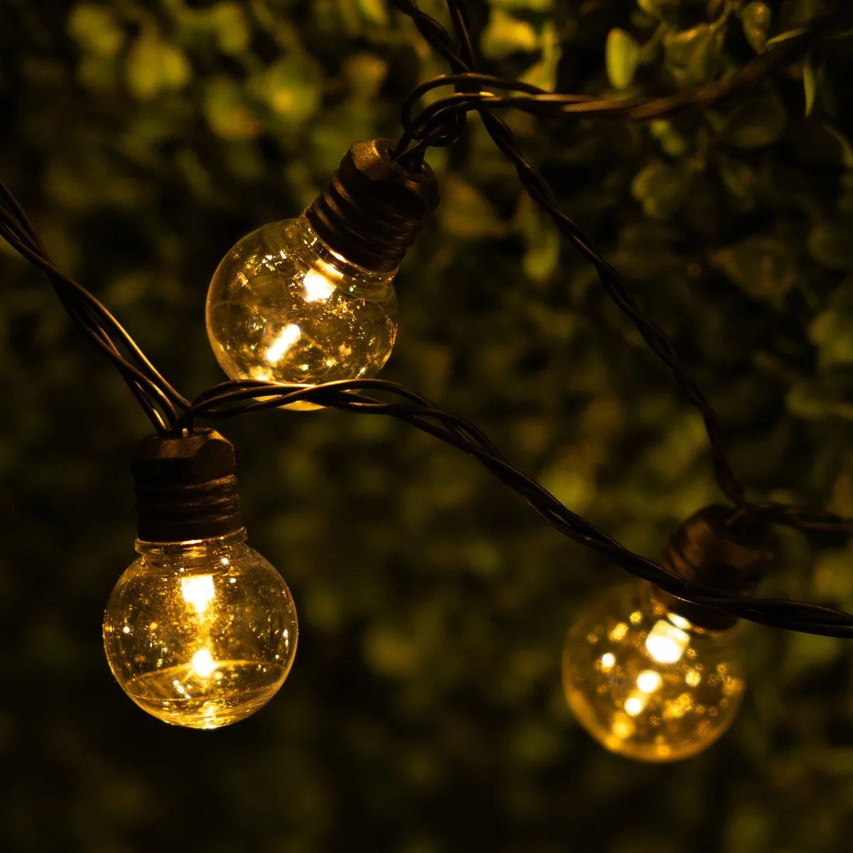 Гірлянда LumiLED 50 LED-кульок 8 м Полікарбонат Чорна