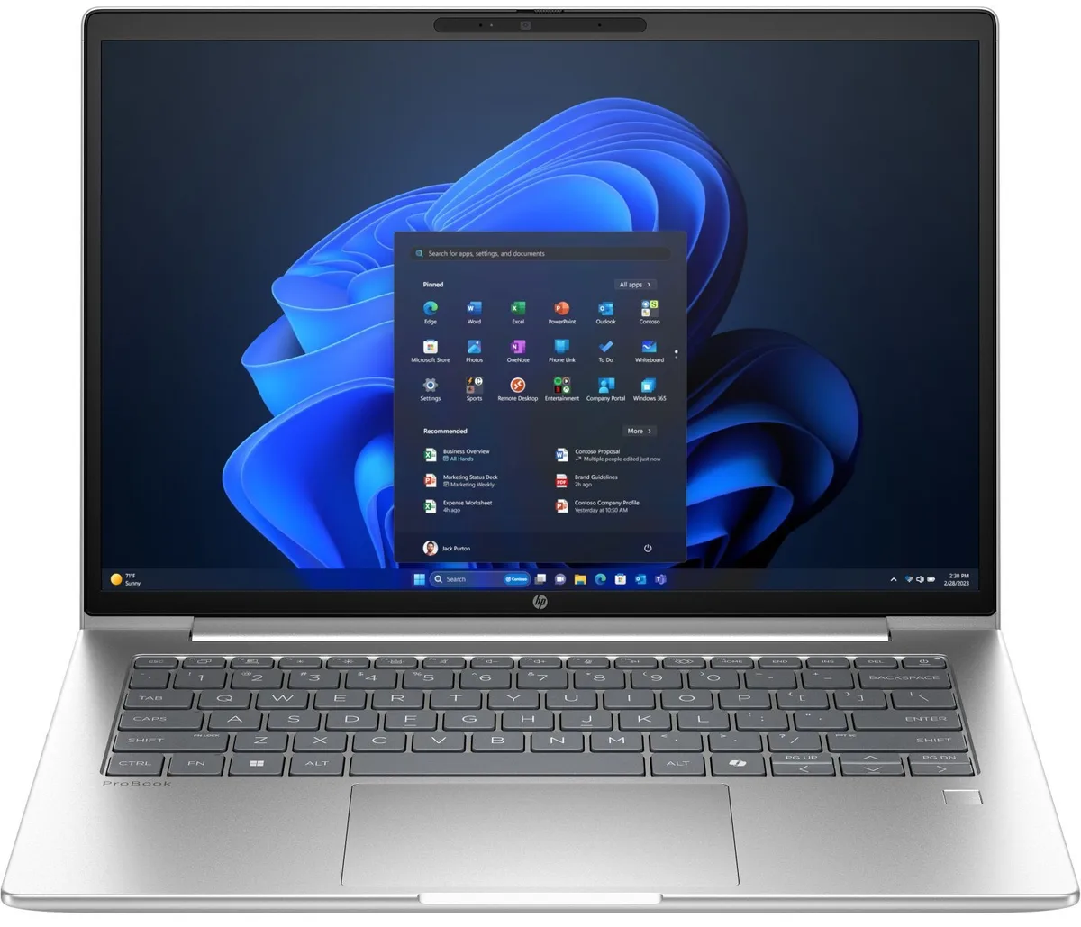 Ноутбук HP Probook 4-G1a 14" WUXGA IPS, AMD R5-230, 16GB, F1TB, UMA, Win11P, сріблястий