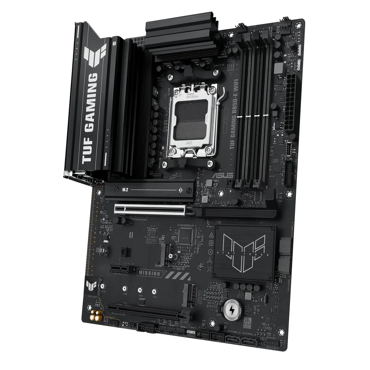 Материнская плата ASUS TUF GAMING B850-E WIFI sAM5 B850 4xDDR5 M.2 HDMI DP Wi-Fi BT ATX
