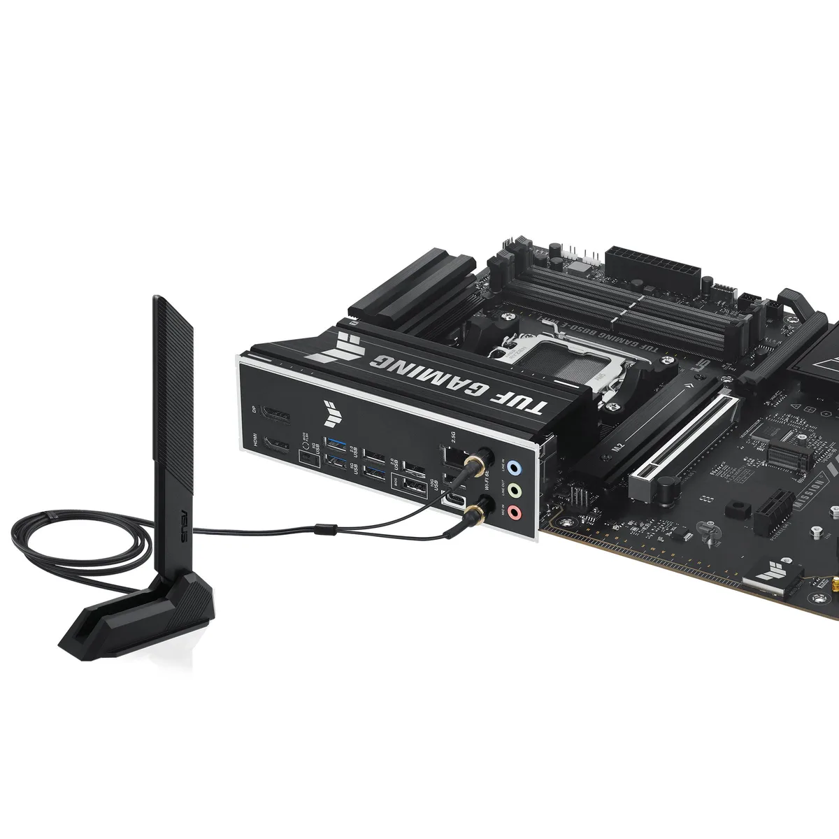 Материнская плата ASUS TUF GAMING B850-E WIFI sAM5 B850 4xDDR5 M.2 HDMI DP Wi-Fi BT ATX