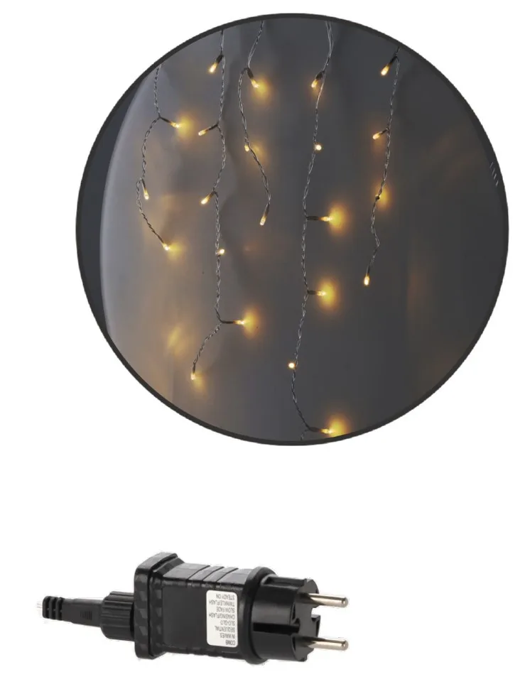 Гирлянда Chomik электрическая 300 LED 12 м теплый белый IP44