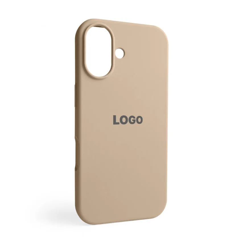 Чохол Silicone Case для Apple iPhone силікон бежевий