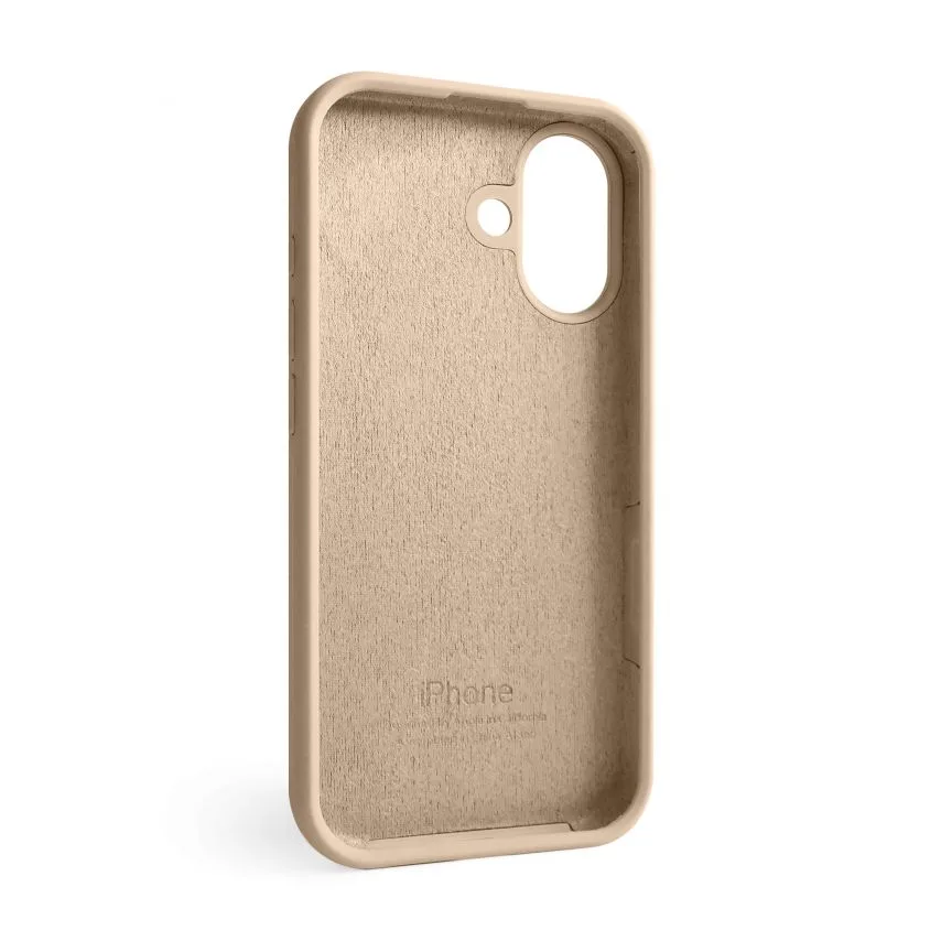 Чохол Silicone Case для Apple iPhone силікон бежевий