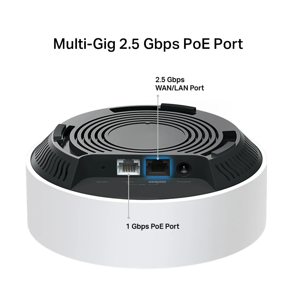 Система WiFi-Mesh TP-LINK Deco X50 AX3000, 1xGE LAN/WAN, 1x2,5GE LAN/WAN, 1мод, PoE