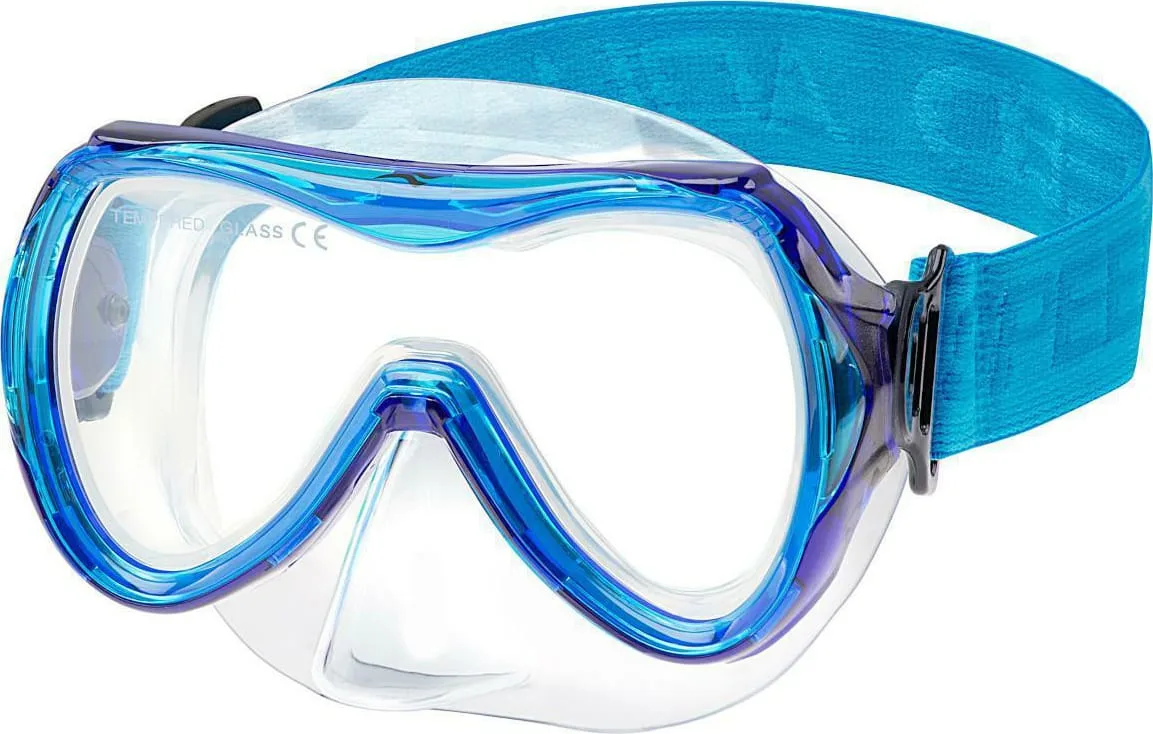 Маска для дайвінгу AQUA SPEED силікон One Size синя дитяча