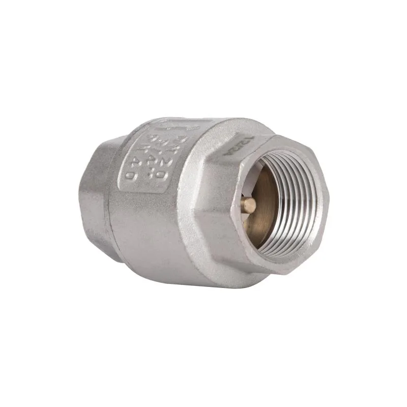 Обратный клапан 3/4" латунный Thermo Alliance Standart никелированный