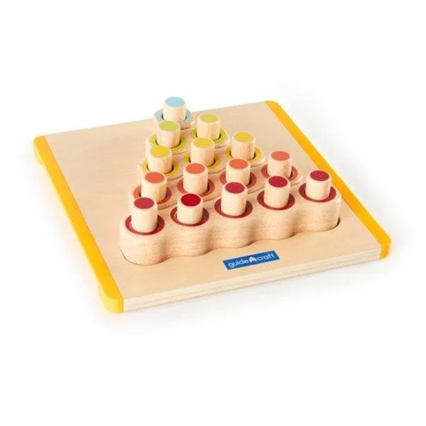 Деревянный сортер Guidecraft каучуковое дерево 35х32х10 см разноцветный