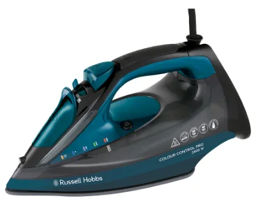 Праска Russell Hobbs 2400 Вт з парою керамічна синя чорна