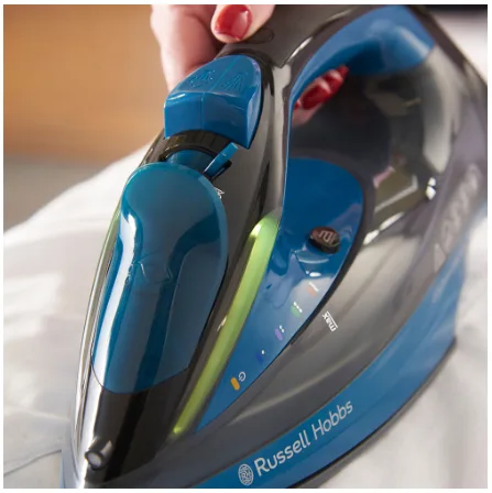 Праска Russell Hobbs 2400 Вт з парою керамічна синя чорна