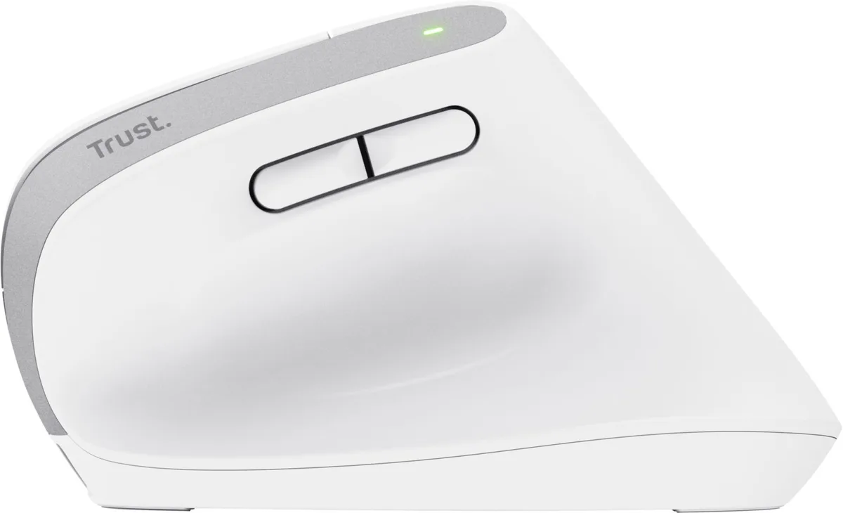 Миша Trust Bayo+ Multidevice Ergonomic, BT/WL/USB-A, біла