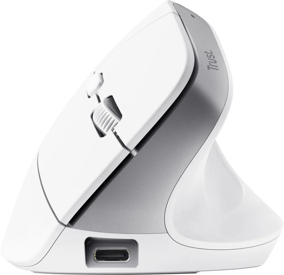 Миша Trust Bayo+ Multidevice Ergonomic, BT/WL/USB-A, біла