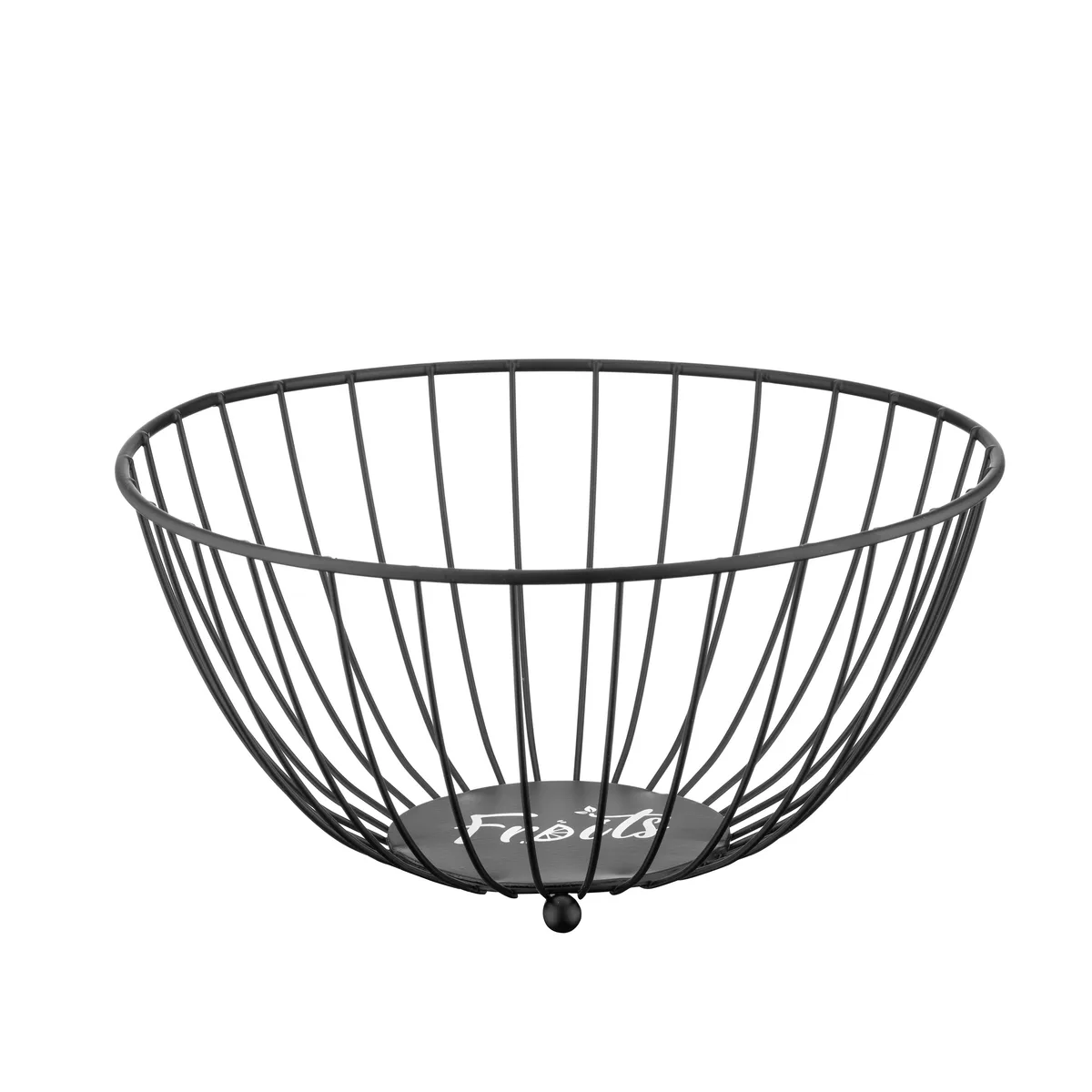 Кошик ARDESTO Midori 28х28х13 см, металевий, чорного кольору.