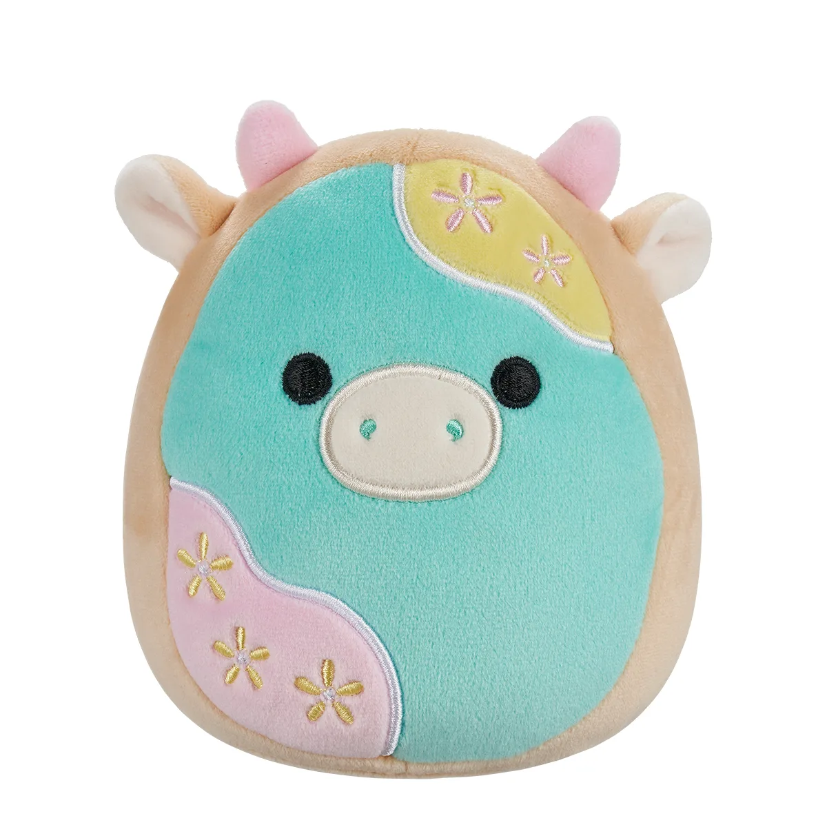 М'яка іграшка Squishmallows комбіновані матеріали 13 см пастельна корівка